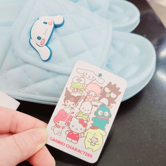 Brand New Sanrio Cinnamoroll Blue Slippers Size: US 7.5 - 8.5 - Picture 4 of 9